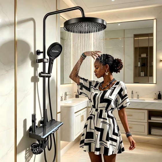N233-NGN gray shower set ,stock